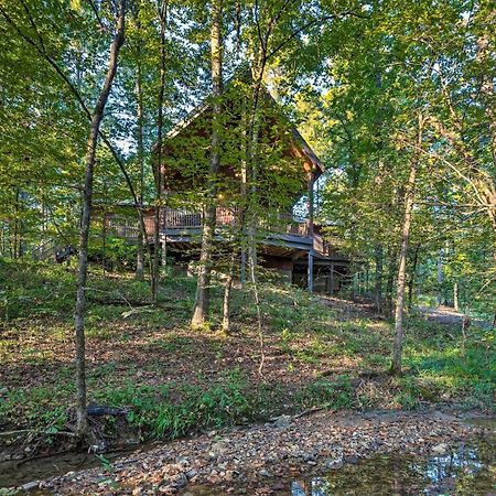 Creekside Broken Bow Cabin With Hot Tub And Fire Pit! Stephens Gap المظهر الخارجي الصورة