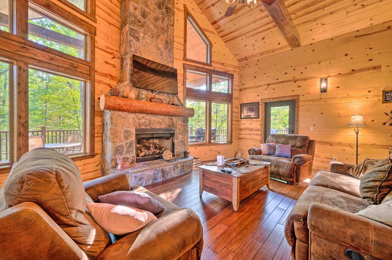 Creekside Broken Bow Cabin With Hot Tub And Fire Pit! Stephens Gap المظهر الخارجي الصورة