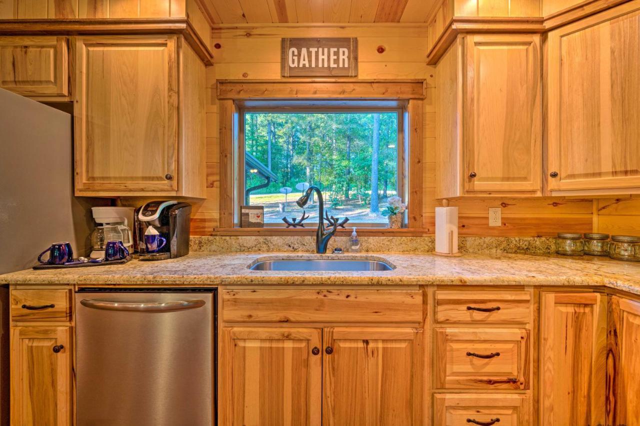 Creekside Broken Bow Cabin With Hot Tub And Fire Pit! Stephens Gap المظهر الخارجي الصورة